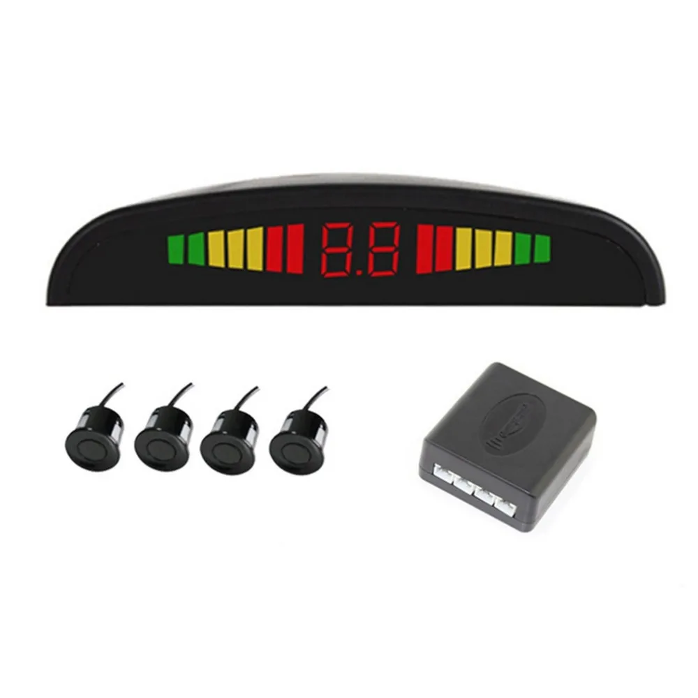 

Parking Sensor Kit Number & Color LED Display Universal For All Cars Parking Assistance Reversing Radar Rear View Alarm System