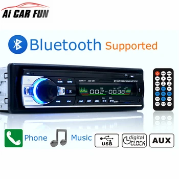 

Autoradio Car Radio 12V Bluetooth V2.0 JSD520 Car Stereo In-dash 1 Din FM Aux Input Receiver SD USB MP3 MMC WMA Car Radio Player