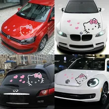 ZXS lovely cartoon car styling car hood stckers and decals car head decor for ford focus