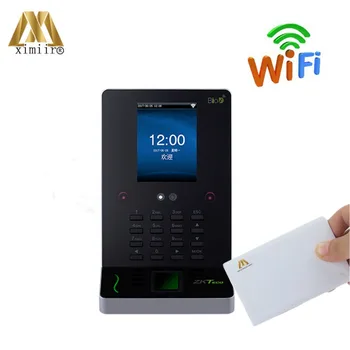 

ZK UF600 Biometric Fingerprint And Face Time Attendance Employee Attendance With 13.56MHZ MF Card Reader Facial Access Control