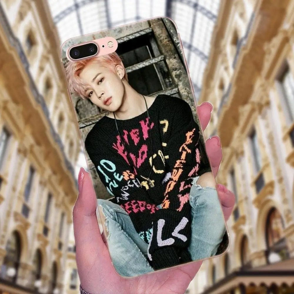 Мягкий ТПУ шаблон Jungkook лица для Apple iPhone 4 4S 5 5C 5S SE 6 6S 7 8 Plus X XS Max XR