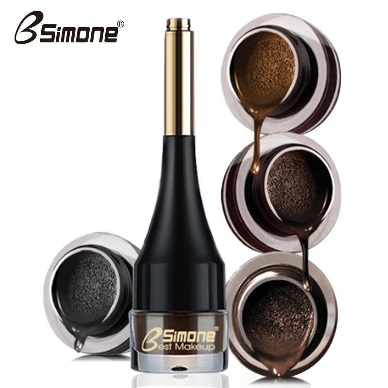 Профессиональный гель для бровей TSLM2 4 цвета тинт коричневый без кисточек |