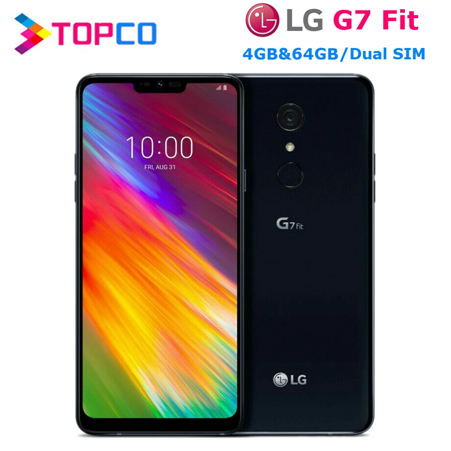 LG G7 подходит для оригинального LTE Android мобильного телефона четырехъядерный 6," две sim-карты 8MP и 16MP 64G rom 4G ram Snapdragon 821 NFC 3000mAh