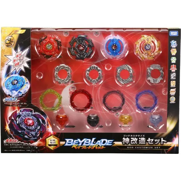 

4 Latest Style Original Original Abyss Chaos Metal Beyblade Burst B-98 Toys Arena Gyroscope Latest Style Spinning