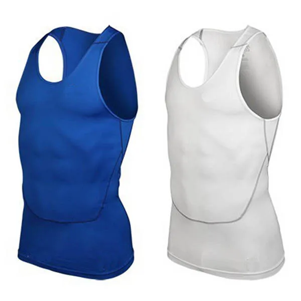 Мужская компрессионная майка эластичная Базовая спортивная одежда|tank top|men tank
