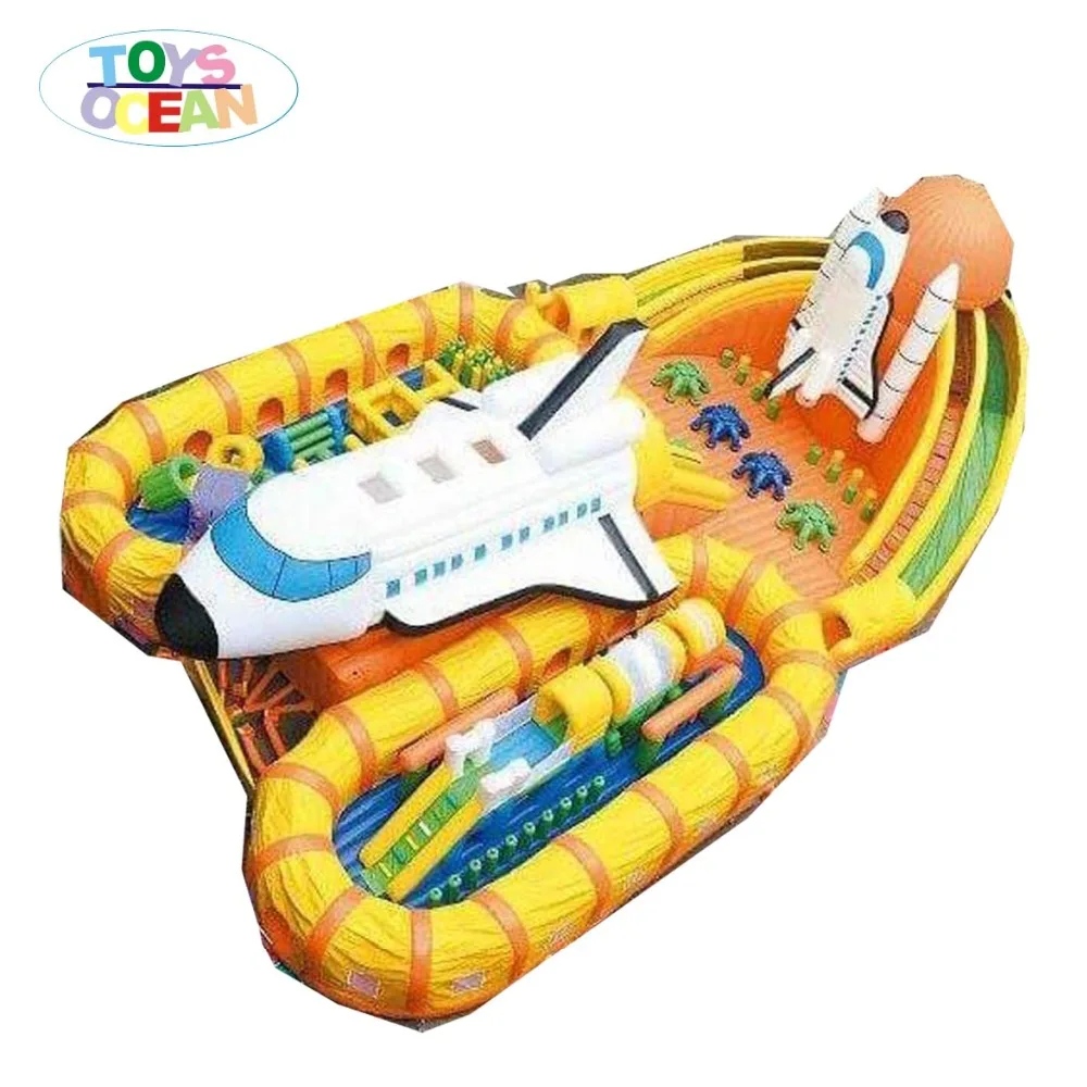 

Giant inflatable rocket castle mummy bouncer house