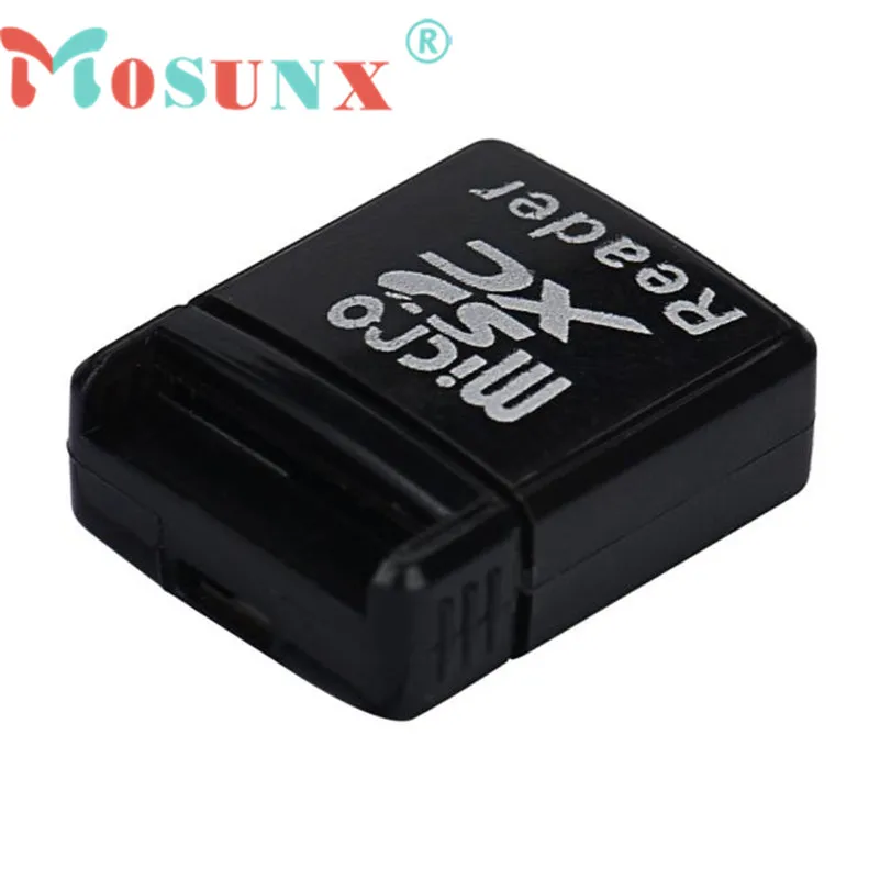 Горячая Mosunx подарки черный Мини Супер скорость USB 2,0 Micro SD/SDXC TF кард-ридер адаптер 1 шт