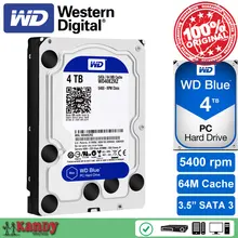 Western Digital WD Blue 4TB hdd sata 3.5 disco duro interno internal hard disk harddisk hard drive disque dur desktop hdd 3,5 PC