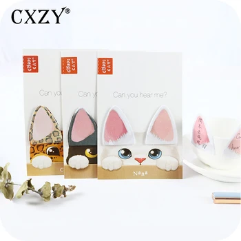 

CXZY kitti Cats sticky note kawaii index tabs memo pad planner sticker page flags cute kawai items office list bookmark 3B824