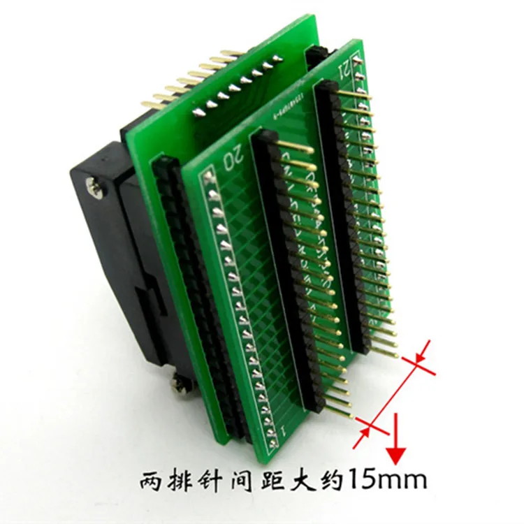 

TQFP44 QFP44 PQFP44 To DIP40 IC Test Converter Socket Programmer Adapter