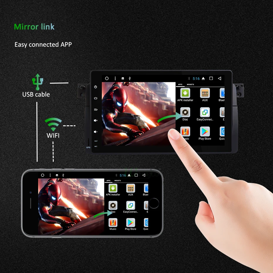 Clearance Android 9.0 DSP IPS screen 64G car GPS for BMW E46 M3 MG ZT Rover 75 320 navigation multimedia AV output carplay NO DVD player 29