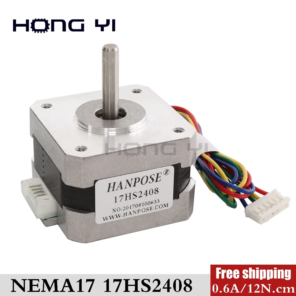 

Best price and Quality neam 17 17HS2408 4-lead Nema17 Stepper Motor 42 motor 42BYGH 0.6A CE ROSH ISO CNC Laser and 3D printer