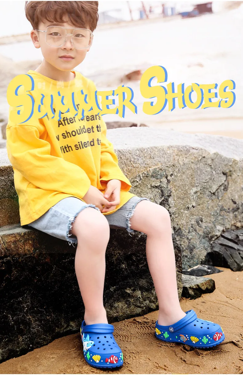 2017 New fashion children garden shoes children cartoon sandal babies summer slippers high quality kids garden children sandals (9)