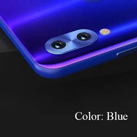 Металлическая защитная крышка для камеры для Xiao mi Red mi Note 7 pro защита mi x 3 Alu mi nium материал лучше, чем стекло для экрана - Цвет: Blue