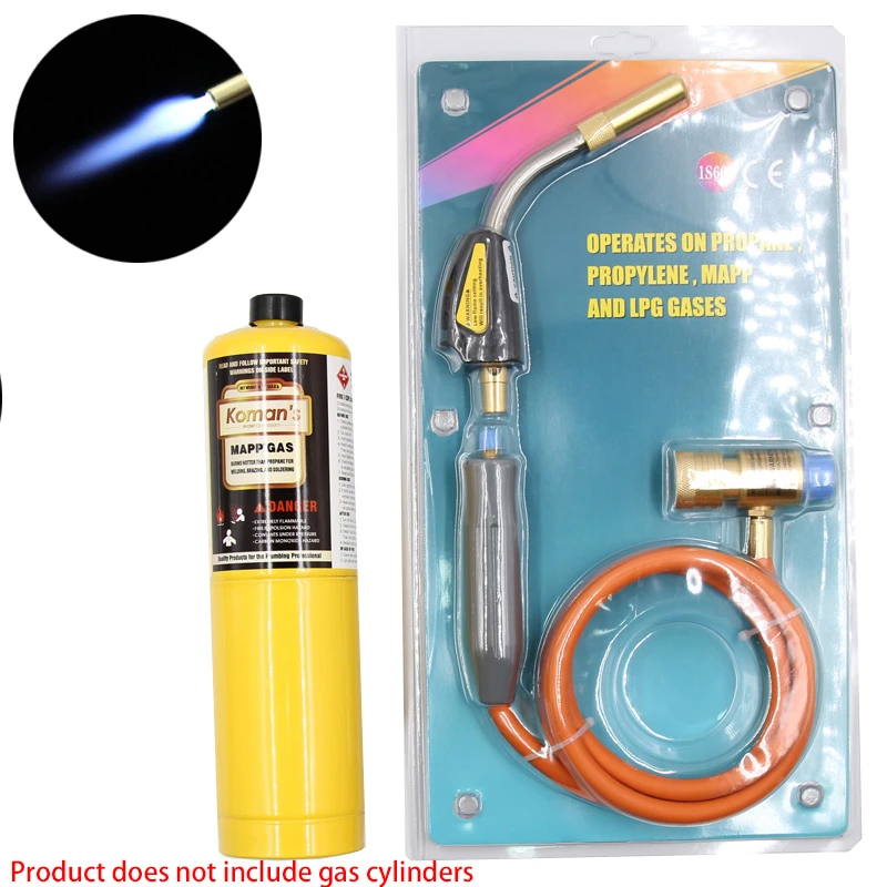 Soplete de soldadura MAPP, antorcha de Gas disparador de Encendido automático, quemador de soldadura de calefacción, HVAC, de fontanería|Fundentes de soldadura| - AliExpress