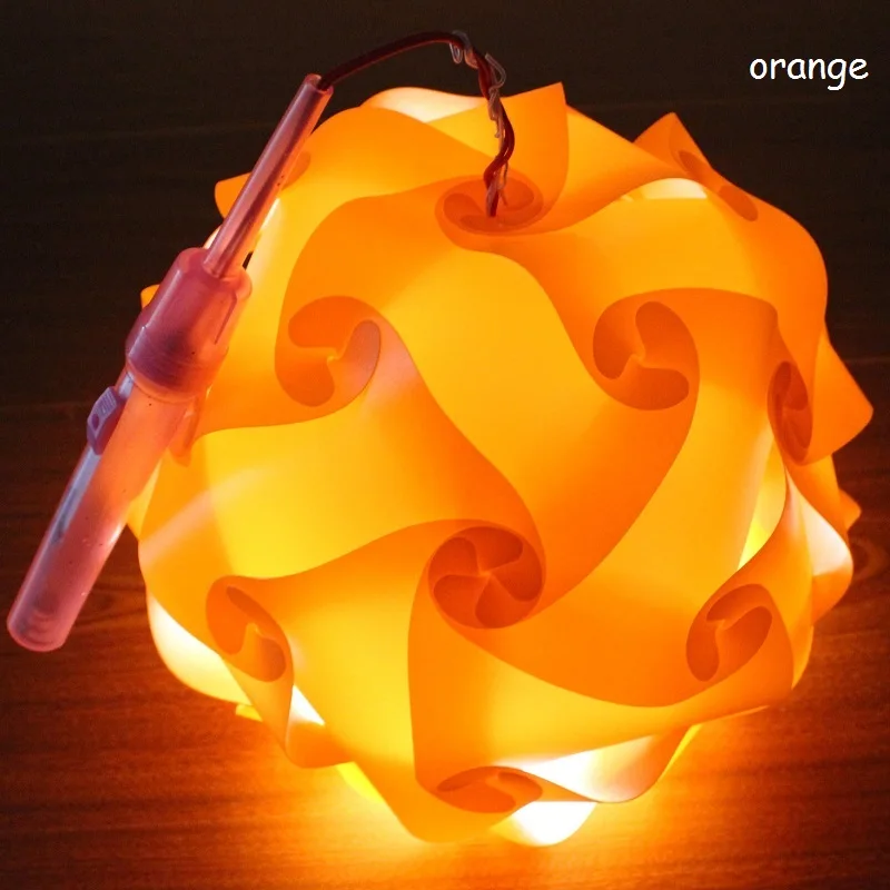 50 комплектов IQ light puzzle лампа среднего размера диаметр 30 см 8 цветов на выбор