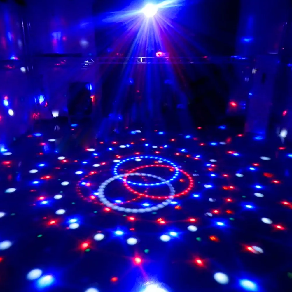 

Professional Remote Cotrol Stage Light MP3 Remote Digital RGB LED Crystal Magic Ball DI Party Disco Stage Light Sound Active