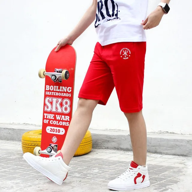 Summer boys pants 3-11T kids Knee-high shorts children letter 100% cotton cool trousers baby pants boys sport pants new style 2