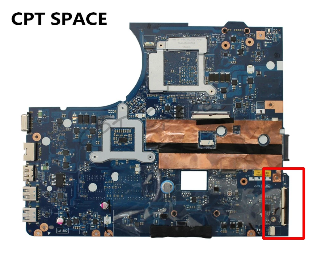 Y580 Материнская плата ноутбука QIWY4 LA-8002P для LENOVO Y580 материнская плата 90001314 GTX660M 2G HM76 DDR3 тестирование в целости