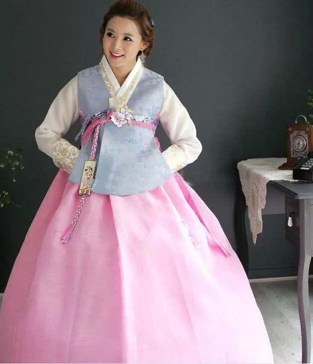 

Hanbok Dress Custom Made Korean Traditional Woman Hanbok Korean National Costume
