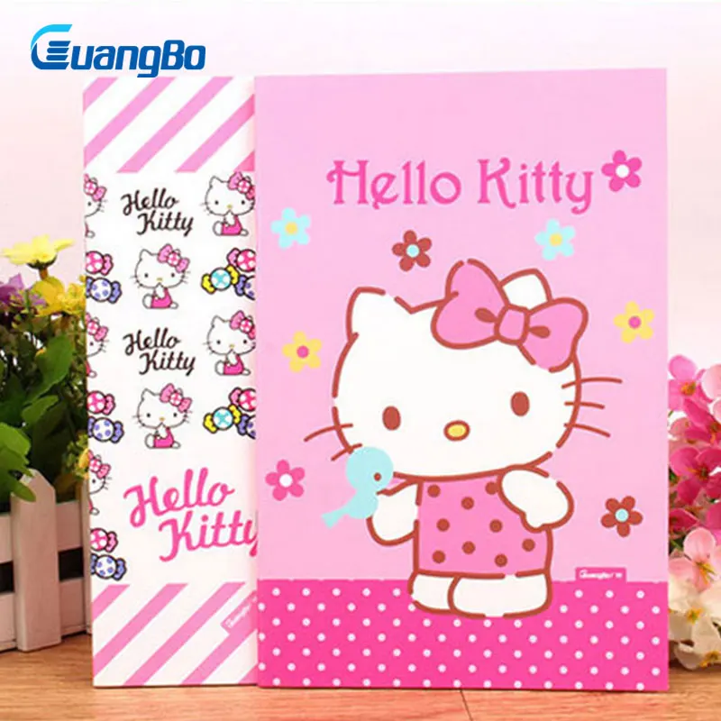 

GUANGBO note book hello kitty series diary notebook 25k calligraphy notes travelers notebook paper notebooks for school office