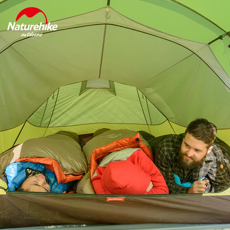 Naturehike легкие палатки для кемпинга на 2 3 4 человека вечерние Семейные походов и