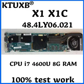 

KTUXB 48.4LY06.021 for Lenovo thinkpad X1 carbono X1C laptop motherboard 00UP983 00PU985 CPU i7 4600U 8G RAM 100% test work