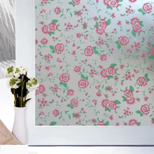 45x400 см стеклянная дверь самоклеящаяся пленка для окон ПВХ статическая цепляющая стеклянная пленка наклейка на стену домашний декор