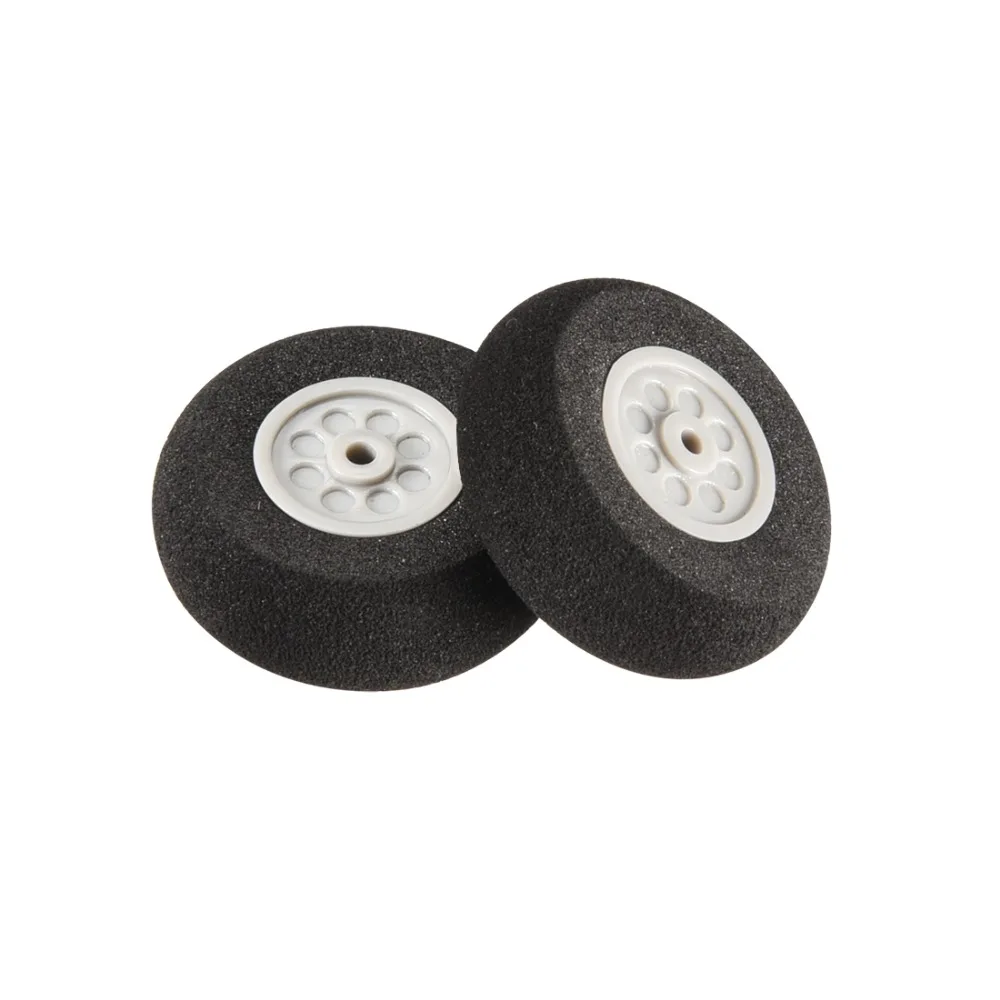 UXCELL 2pcs Plastic Foam Toy Car Wheel Gray Black 30x11mm 40x11mm RC Remote Control Airplane DIY Assemble Toys Accessory