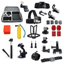 for gopro Accessory kit Monopod ram mount Holder Adapter Selfie Stick For go pro hero5 4 3 xiaomi yi 4k sjcam sj4000 sj6 legend