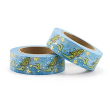 1PCS mermaid stars Washi Tape Adhesive Tape DIY Scrapbooking Sticker Label Craft Masking Tape 1PCS mermaid stars Washi Tape Adhesive Tape DIY Scrapbooking Sticker Label Craft Masking Tape