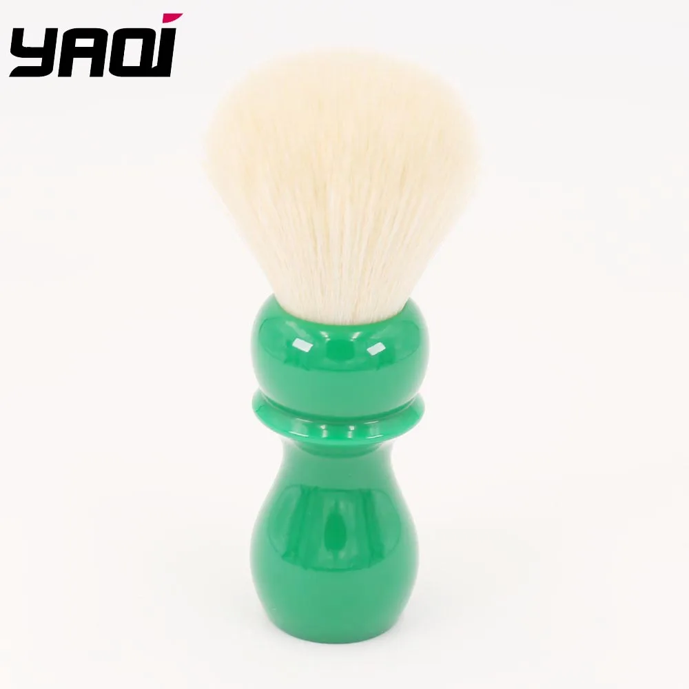 24 мм Yaqi Одуванчик Зеленая Смола Ручка мокрый кашемировый узел щетка для бритья