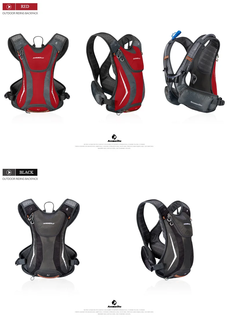 Discount Anmeilu 5L Outdoor Sport Cycling Backpack Nylon Waterproof Ultralight Road  Bike Travel Bag Running Bicycle Backpack Packs 25