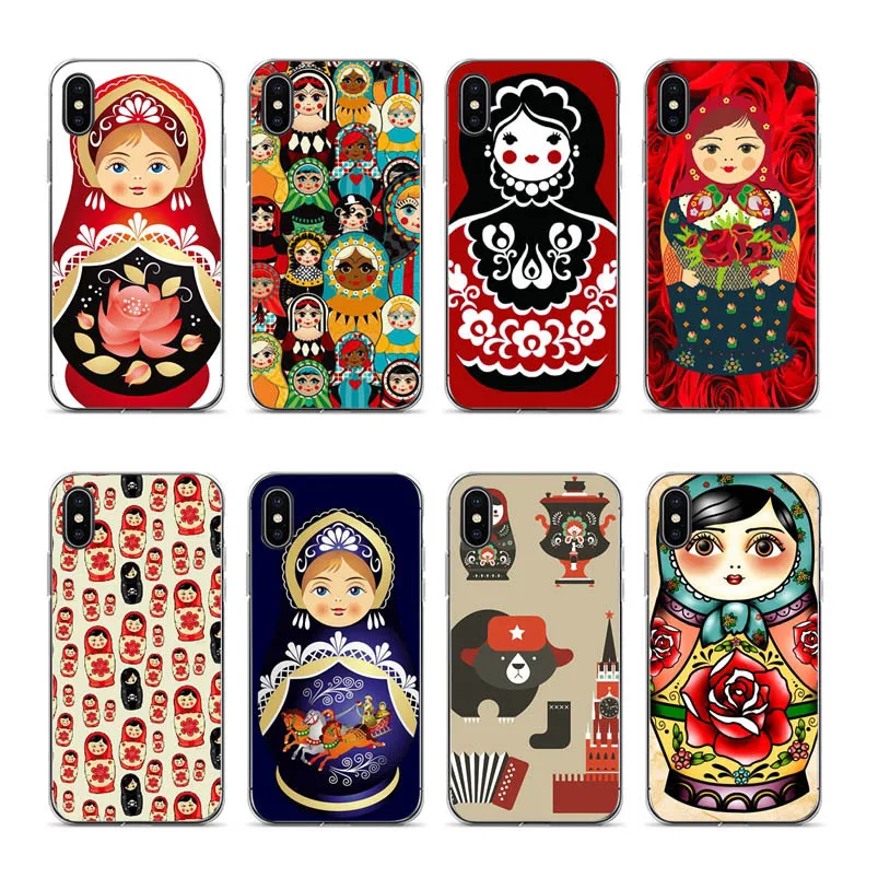Русская Матрешка OUTMIX для coque iphone XR 8 7 6 S Plus X XS XSmax plus | Мобильные телефоны и