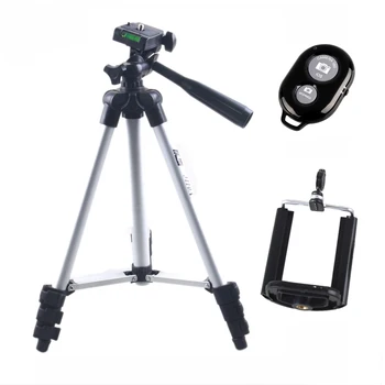 

Long Tripod Bluetooth Remote Control Self-Timer Camera Shutter Clip Holder Tripod Sets Kit Gift For phone Stand Holder