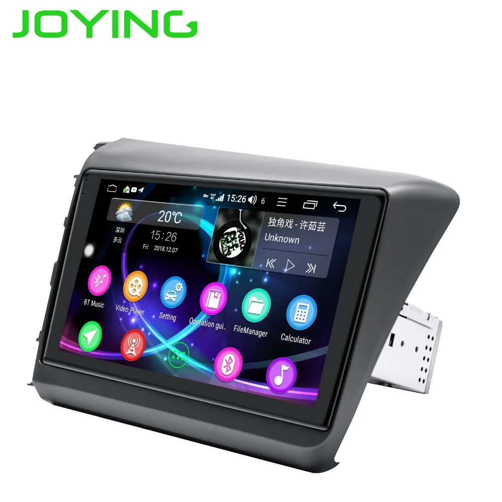 Perfect 9"4GB+64GB Android 8.1 Car Radio Stereo Built-in 4G Modem DSP Carplay Head Unit For Honda Civic 2012-2015 GPS Multimedia Player 3