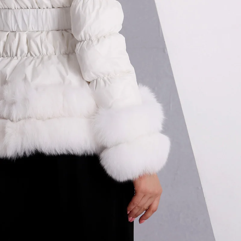 Excellent Free shipping new style winter women jackets real fox fur thick duck feather ladyies down coat 5 Excellent Free shipping new style winter women jackets real fox fur thick duck feather ladyies down coat 5