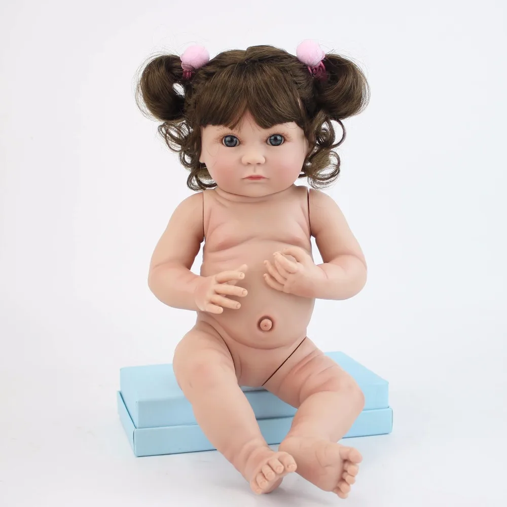 40 см Оригинальная мягкая полностью силиконовая кукла-Реборн, игрушка для детей, виниловая кукла принцессы для девочек, кукла для детей, подарок на день рождения, игрушка для купания