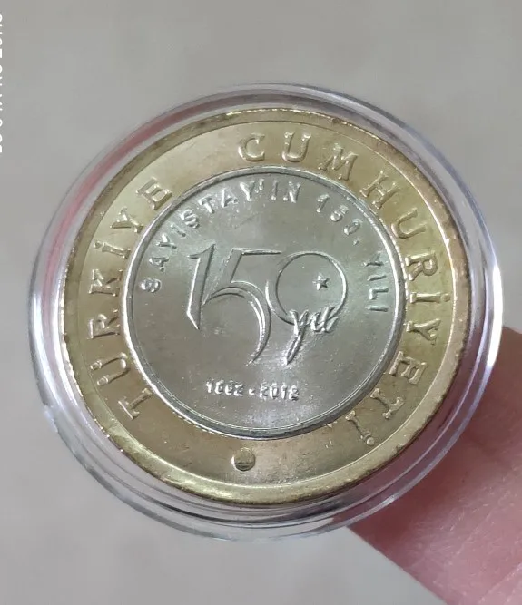 

26mm 150 Years Court of Accounts of Turkey ,100% Real Genuine Comemorative Coin,Original Collection