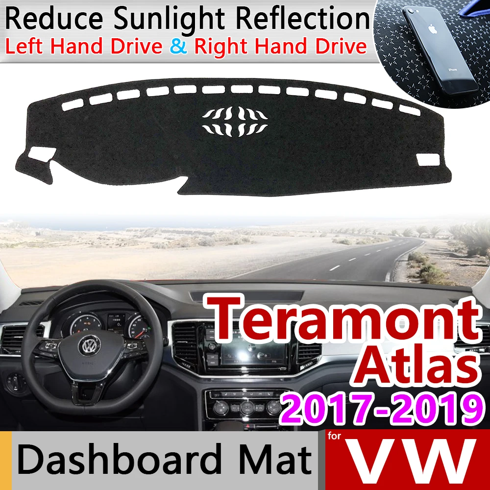 

for VW Teramont Atlas 2017 2018 2019 Volkswagen Anti-Slip Mat Dashboard Cover Pad Sunshade Dashmat Anti-uv Carpet Accessories