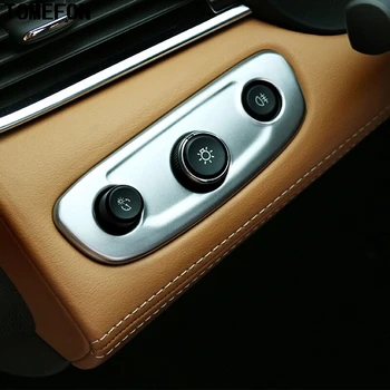 

ABS Chrome For Buick LaCrosse 2016 Car Interior Front Head Light Switch Adjust Botton Knob Cover Frame Trim Styling Accessories