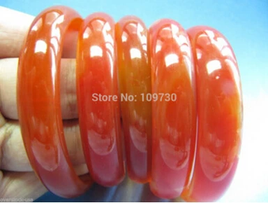 

hot sell909176 WHOLESALE] PERFECT CHINESE RED AGATE BANGLE (5PCS/LOT)