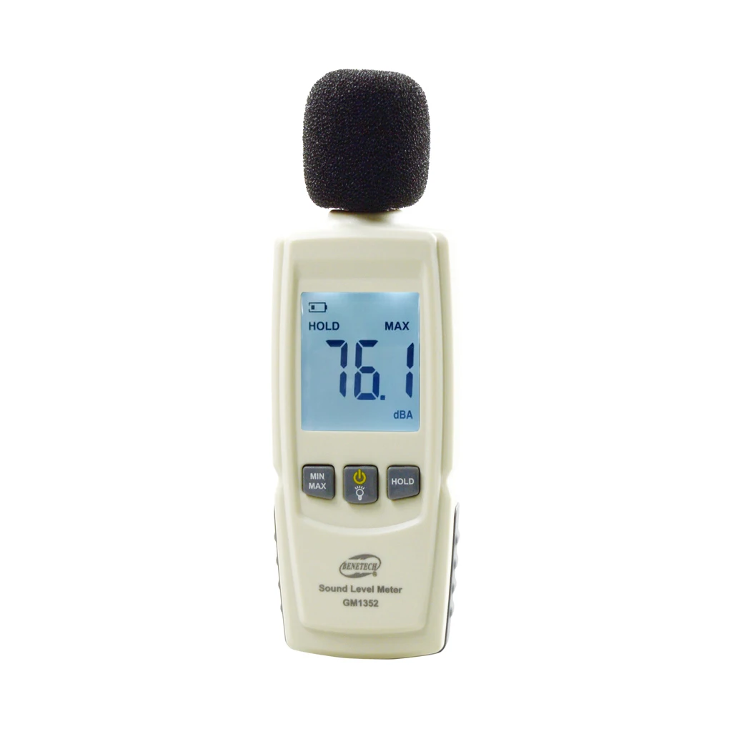 

GM1352 Digital Sound Level Meter Noise Tester 30-130dB in Decibels LCD Screen With Backlight