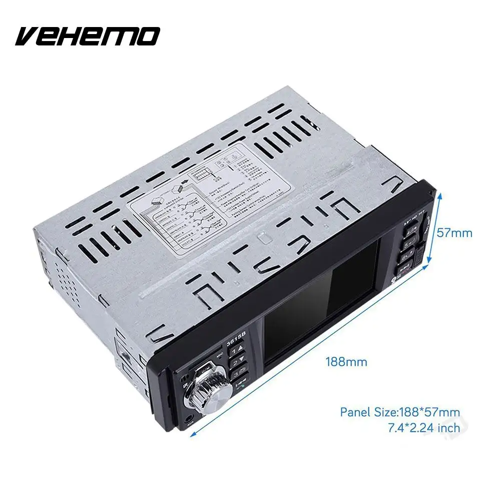 Vehemo 1080 P mp5 плеер Автомобильный MP5 Multi-Функция автомобиль видео плеер Bluetooth гарнитура для авто