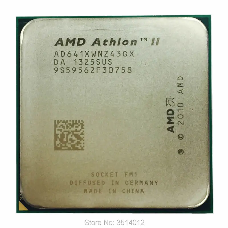 

AMD Athlon II X4 641 2.8 GHz Quad-core CPU Processor AD641XWNZ43GX Socket FM1