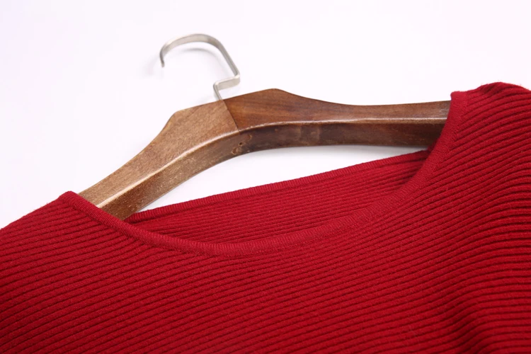 Elegant Women Sweater Suit Set High Quality Knitted Sweater and Ruffle Skirt Sexy Business Office Work Wear 2 Piece Set Suits 2018 (13)