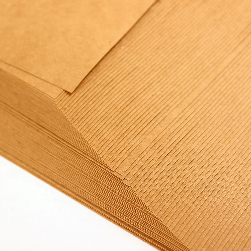 A3 Size 50pcs Dark Brown Kraft Paper Cardboard For Painting Printing  Wrapping 180gsm 200gsm 250gsm - AliExpress