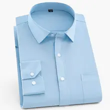 MFERLIER осенние мужские рубашки с длинными рукавами 7XL 8XL 9XL Большие размеры бизнес большой 10XL 14XL умный повседневный мужской 48 белый синий рубашка