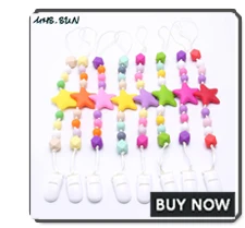 MHS. SUN 1 шт Силиконовое ожерелье для прорезывания зубов с жевательными бусинами для детских прорезывателей BPA бесплатно ожерелье для мам и кормящих младенцев игрушка для младенцев