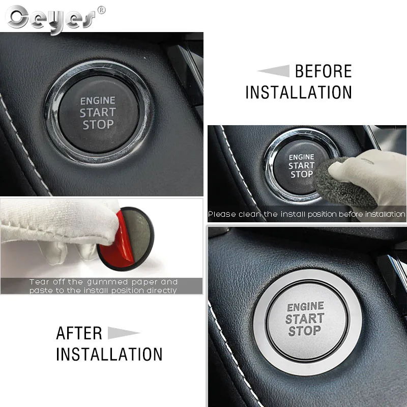 Start Engine Button Ring for TOYOTA (35)